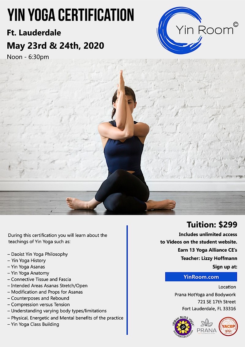 Yin Yoga Certification in Fort Lauderdale
